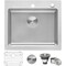 Ruvati 23"x20" Drop-in Topmount Kitchen Sink 16 Gauge SS Single Bowl RVM5923 - alternate 1